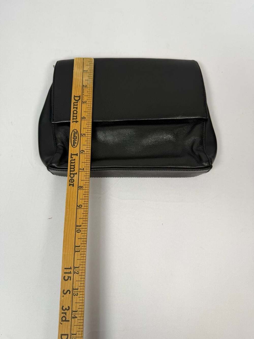 Worthington Black Leather Flap Clutch Purse - Picture 7 of 7